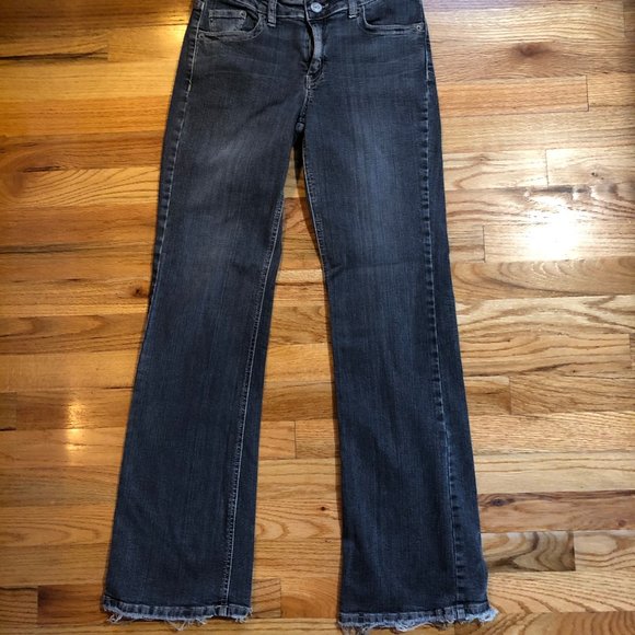 VINTAGE M2F BLACK BOOTCUT DENIM JEANS S 26/6 - Picture 2 of 11